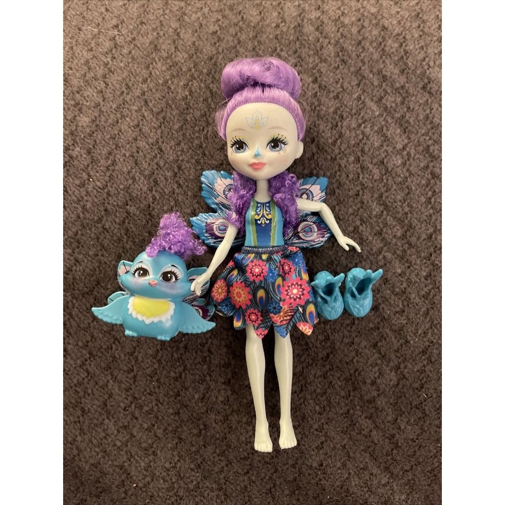 Enchantimals Patter Peacock & Flap Doll Set Mattel Toy C7